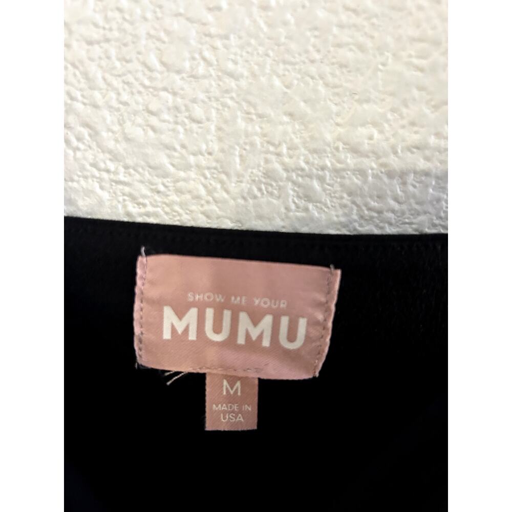 Show Me Your Mumu Eden Dress in Black Stretch M - Picture 8 of 9